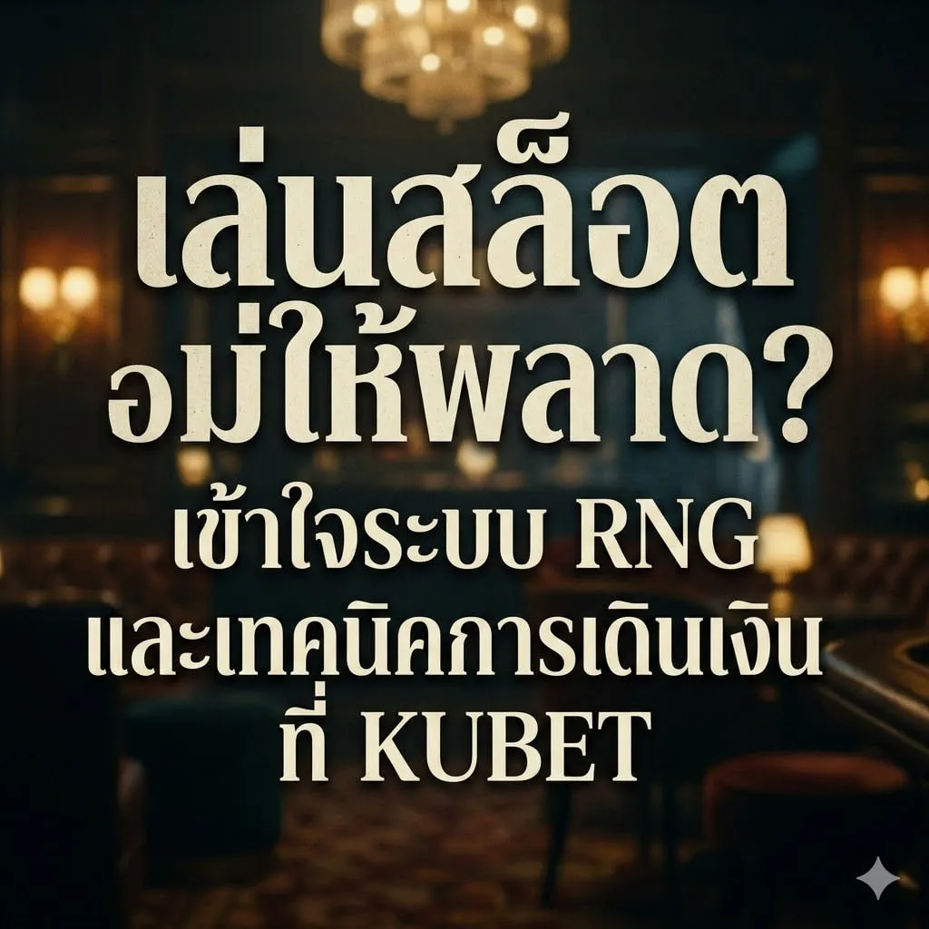 เล่นสล็อตอย่างไรไม่ให้พลาด? เข้าใจระบบ RNG และเทคนิคการเดินเงินที่ KUBET