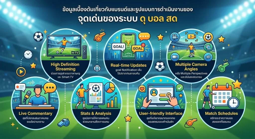 จุดเด่นของระบบ ดุ บอล สด